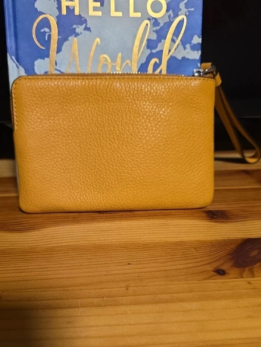 Coach wristlet pebbled
